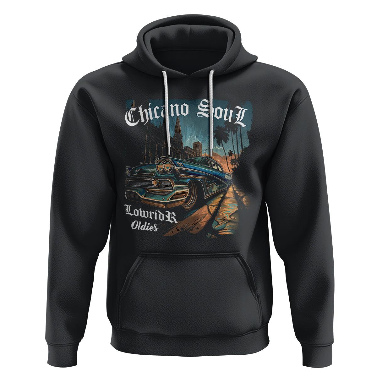 Chicano Soul Lowrider Oldies Mexican Cholo Hoodie - Wonder Print Shop