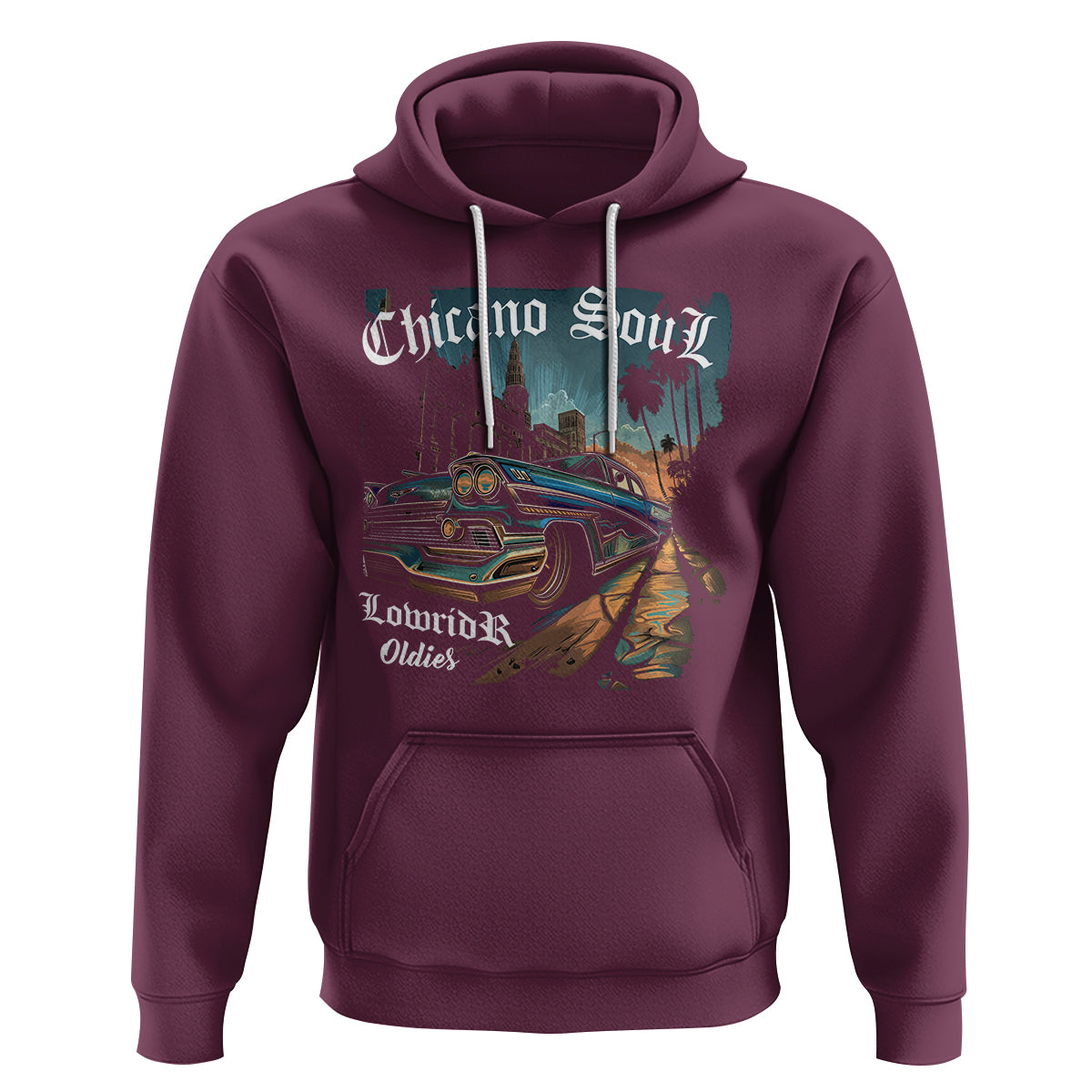 Chicano Soul Lowrider Oldies Mexican Cholo Hoodie - Wonder Print Shop