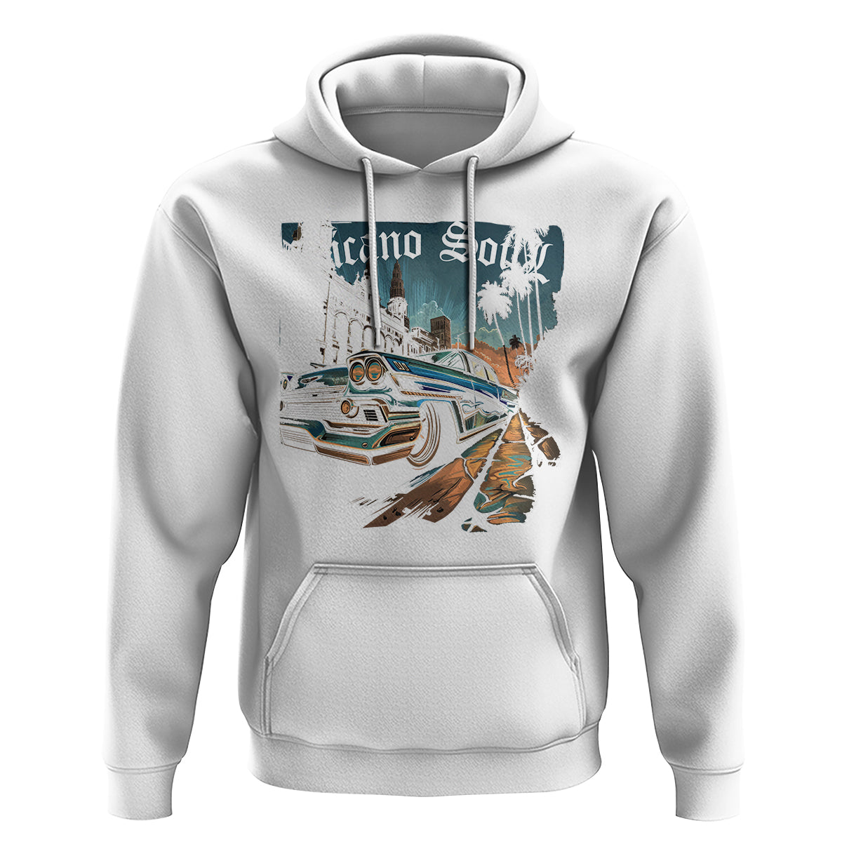 Chicano Soul Lowrider Oldies Mexican Cholo Hoodie - Wonder Print Shop