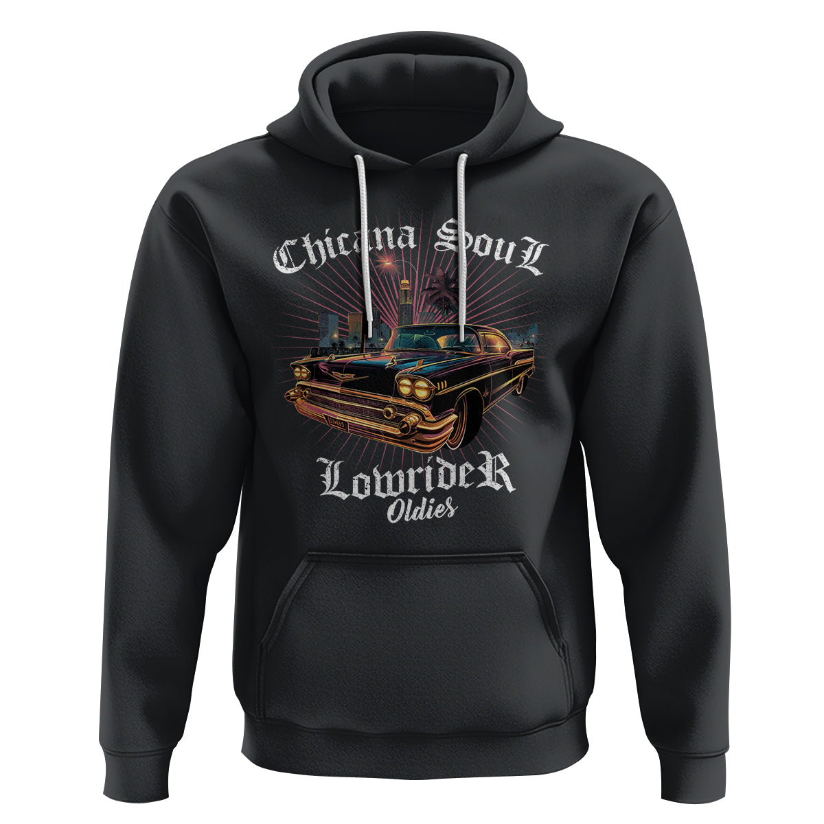 Chicana Soul Lowrider Oldies Mexican Cholo Hoodie - Wonder Print Shop