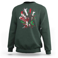 Mexican Soccer Fan Sweatshirt Vamos Mexico Football Fans - Wonder Print Shop