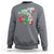 Mexican Soccer Fan Sweatshirt Vamos Mexico Flag Tiger - Wonder Print Shop