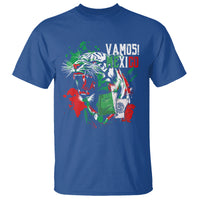 Mexican Soccer Fan T Shirt Vamos Mexico Flag Tiger - Wonder Print Shop