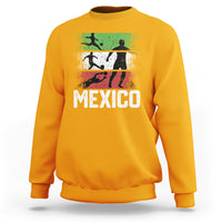 Mexican Soccer Fan Sweatshirt Mexico Flag Football Team - Wonder Print Shop