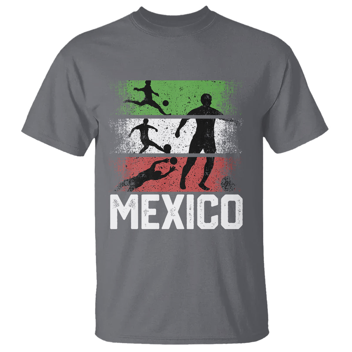 Mexican Soccer Fan T Shirt Mexico Flag Football Team - Wonder Print Shop