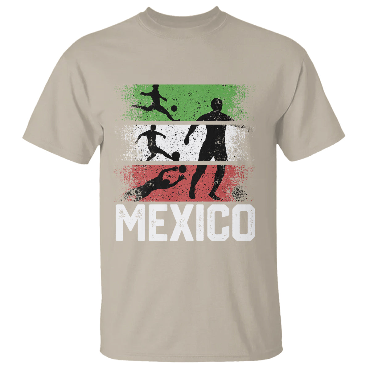 Mexican Soccer Fan T Shirt Mexico Flag Football Team - Wonder Print Shop