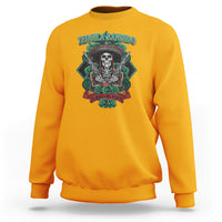 Tequila Bandido Funny Drinking Mexican Skeleton Sombrero Sweatshirt - Wonder Print Shop
