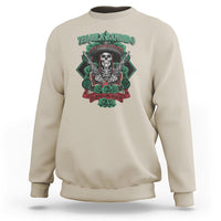 Tequila Bandido Funny Drinking Mexican Skeleton Sombrero Sweatshirt - Wonder Print Shop
