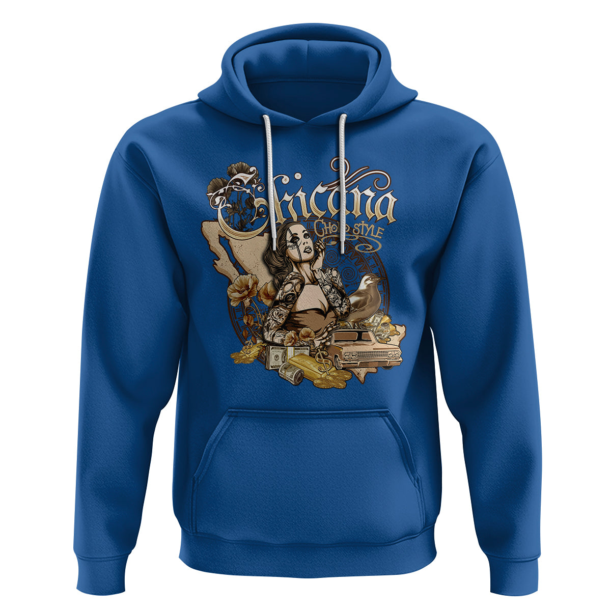 Chicana Mexico Cholo Mexican American Latina Hoodie - Wonder Print Shop