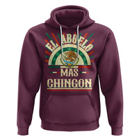 El Abuelo Mas Chingon Mexican Grandpa Mexico Father's Day Hoodie - Wonder Print Shop