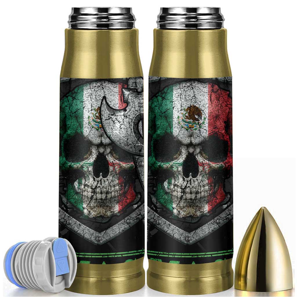 Mexican Dad Bullet Tumbler El Papa Mas Chingon Mexico Father's Day