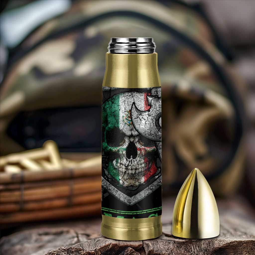 Mexican Dad Bullet Tumbler El Papa Mas Chingon Mexico Father's Day
