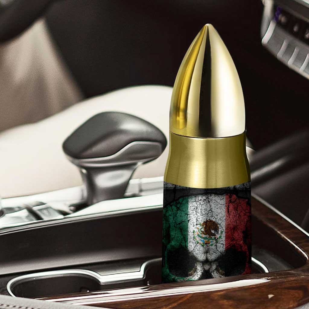 Mexican Dad Bullet Tumbler El Papa Mas Chingon Mexico Father's Day