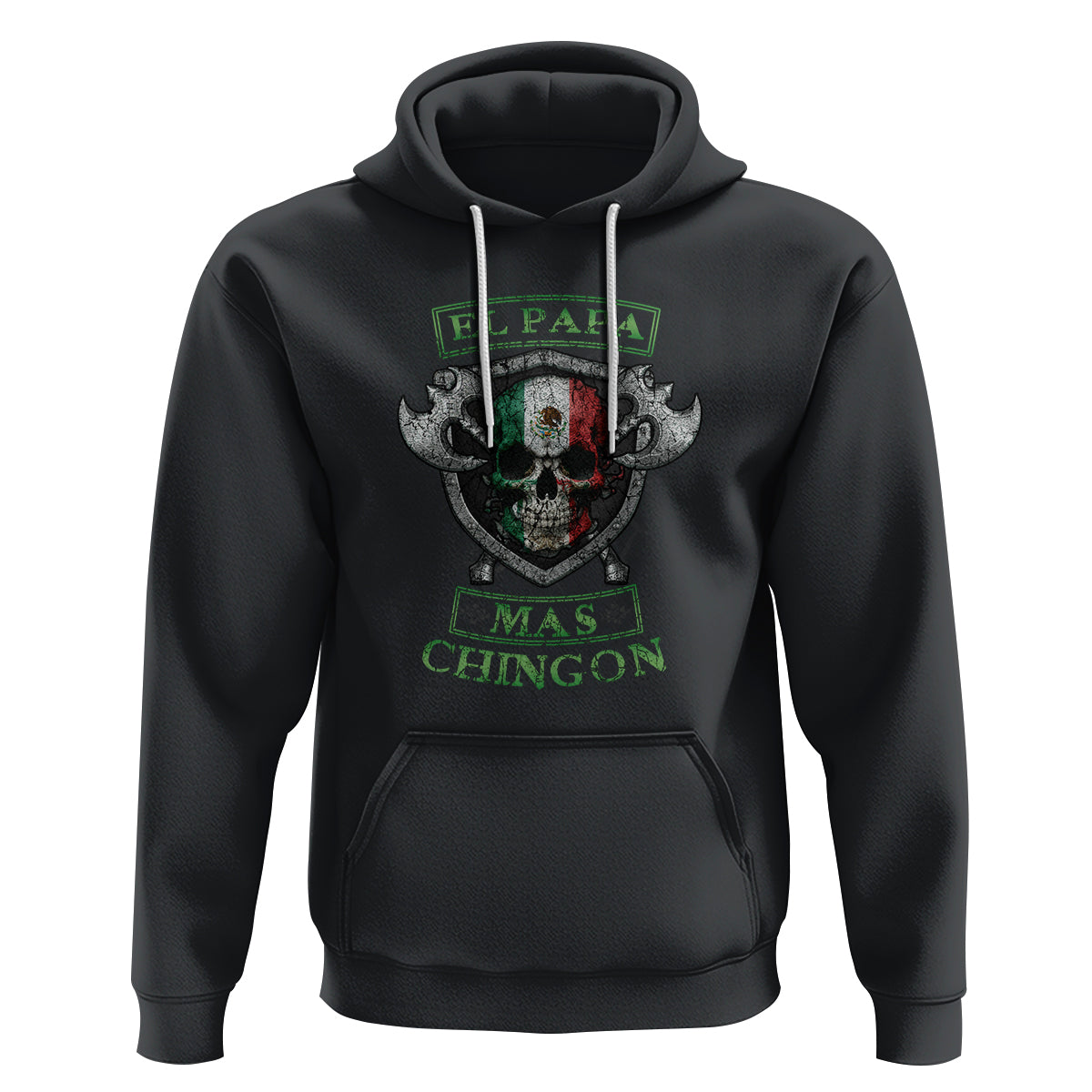 Mexican Dad Hoodie El Papa Mas Chingon Mexico Father's Day - Wonder Print Shop
