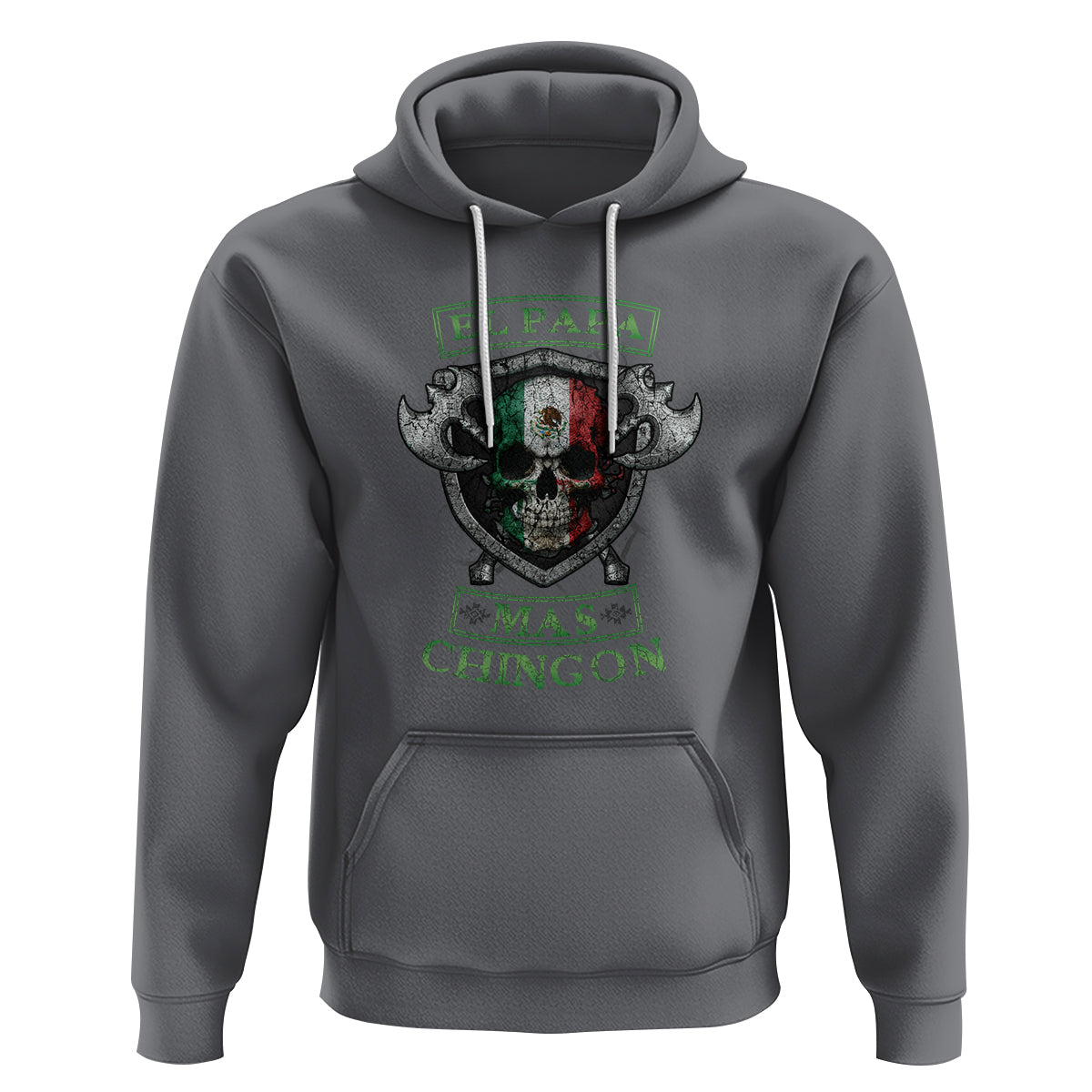 Mexican Dad Hoodie El Papa Mas Chingon Mexico Father's Day - Wonder Print Shop