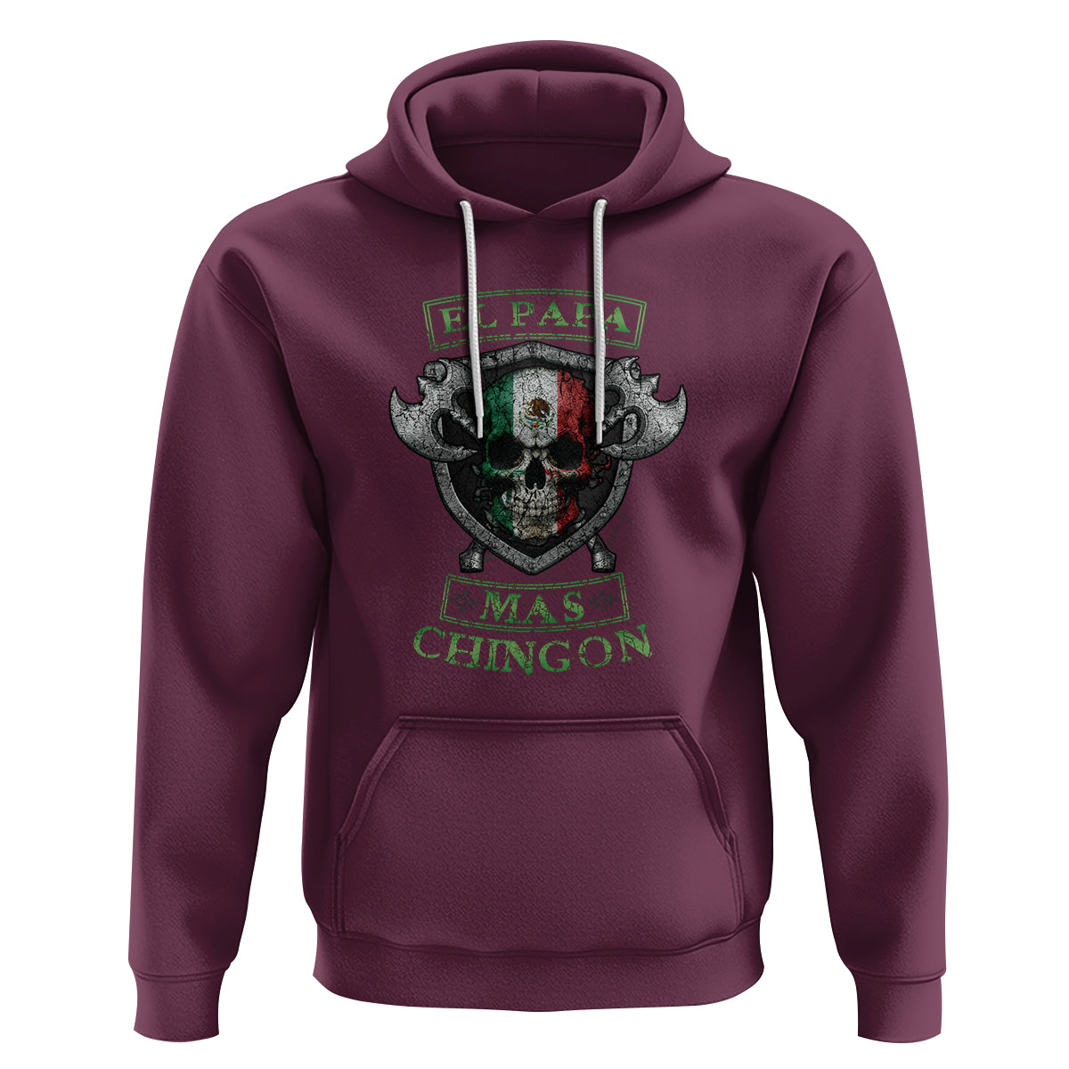 Mexican Dad Hoodie El Papa Mas Chingon Mexico Father's Day - Wonder Print Shop