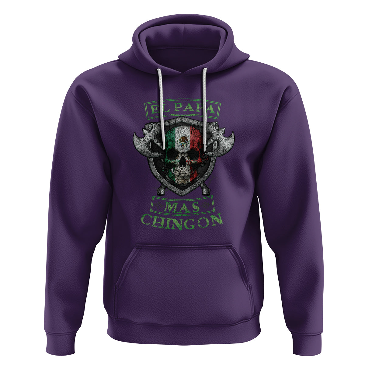 Mexican Dad Hoodie El Papa Mas Chingon Mexico Father's Day - Wonder Print Shop