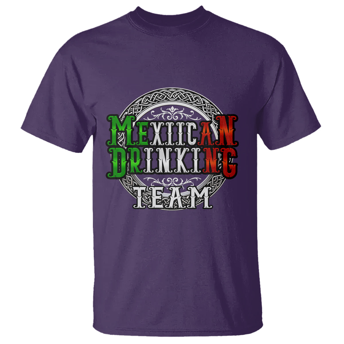 Mexican Drinking Team T Shirt Funny Mexico Flag Beer Party - Wonder Print Shop