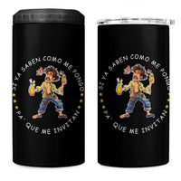 Funny Mexican Drinking 4 in 1 Can Cooler Tumbler Si ya saben como me pongo pa' que me invitan Drunk Meme