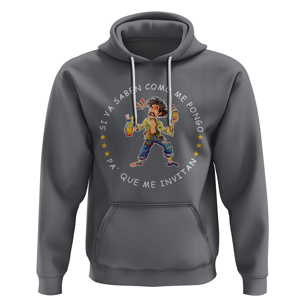 Funny Mexican Drinking Hoodie Si ya saben como me pongo pa' que me invitan Drunk Meme - Wonder Print Shop
