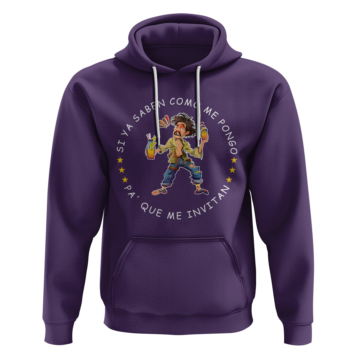 Funny Mexican Drinking Hoodie Si ya saben como me pongo pa' que me invitan Drunk Meme - Wonder Print Shop