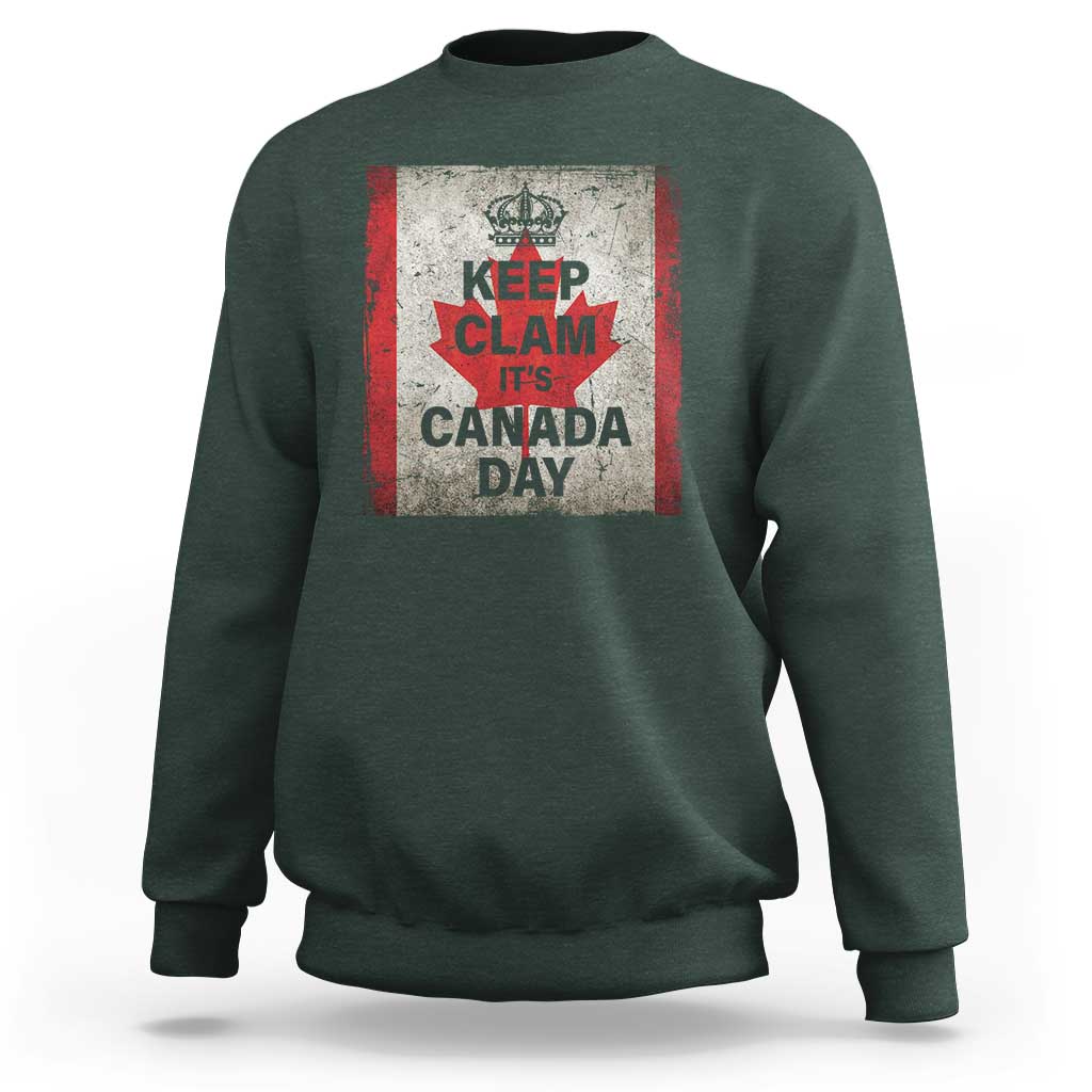 Keep Calm It's Canada Day Sweatshirt - Wonder Print Shop