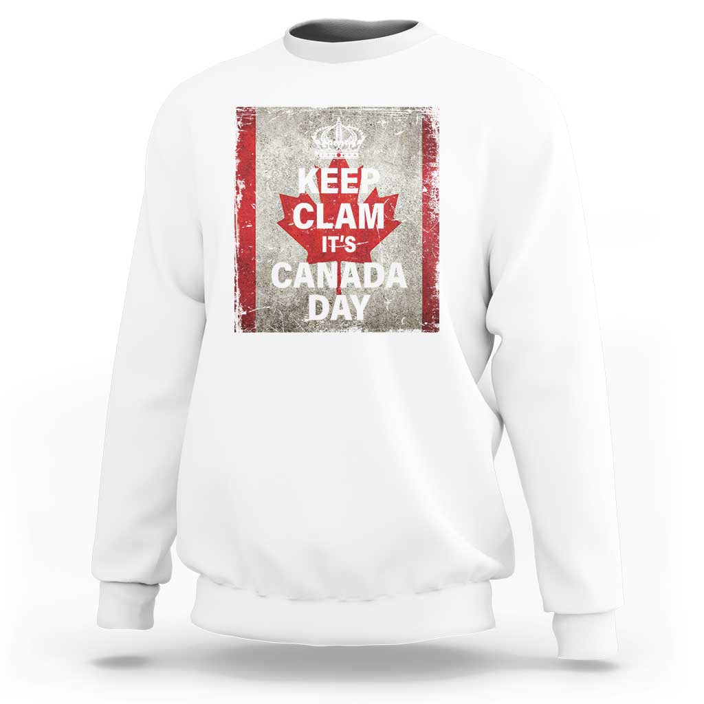 Keep Calm It's Canada Day Sweatshirt - Wonder Print Shop