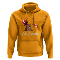 Cute Groundhog Happy Canada Day Hoodie - Wonder Print Shop