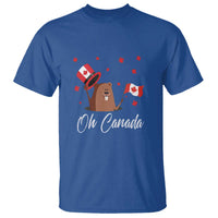 Cute Groundhog Happy Canada Day T Shirt - Wonder Print Shop