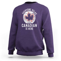 Everyone Relax The Canadian Is Here Sweatshirt - Wonder Print Shop