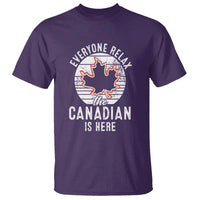 Everyone Relax The Canadian Is Here T Shirt - Wonder Print Shop