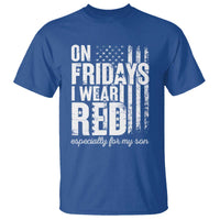 Red Friday T Shirt On Friday I Wear Red Especially For My Son - Wonder Print Shop