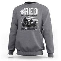 Red Friday Sweatshirt Until They Come Home Stand For Those Who Keep Us Free - Wonder Print Shop