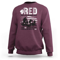 Red Friday Sweatshirt Until They Come Home Stand For Those Who Keep Us Free - Wonder Print Shop