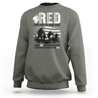 Red Friday Sweatshirt Until They Come Home Stand For Those Who Keep Us Free - Wonder Print Shop
