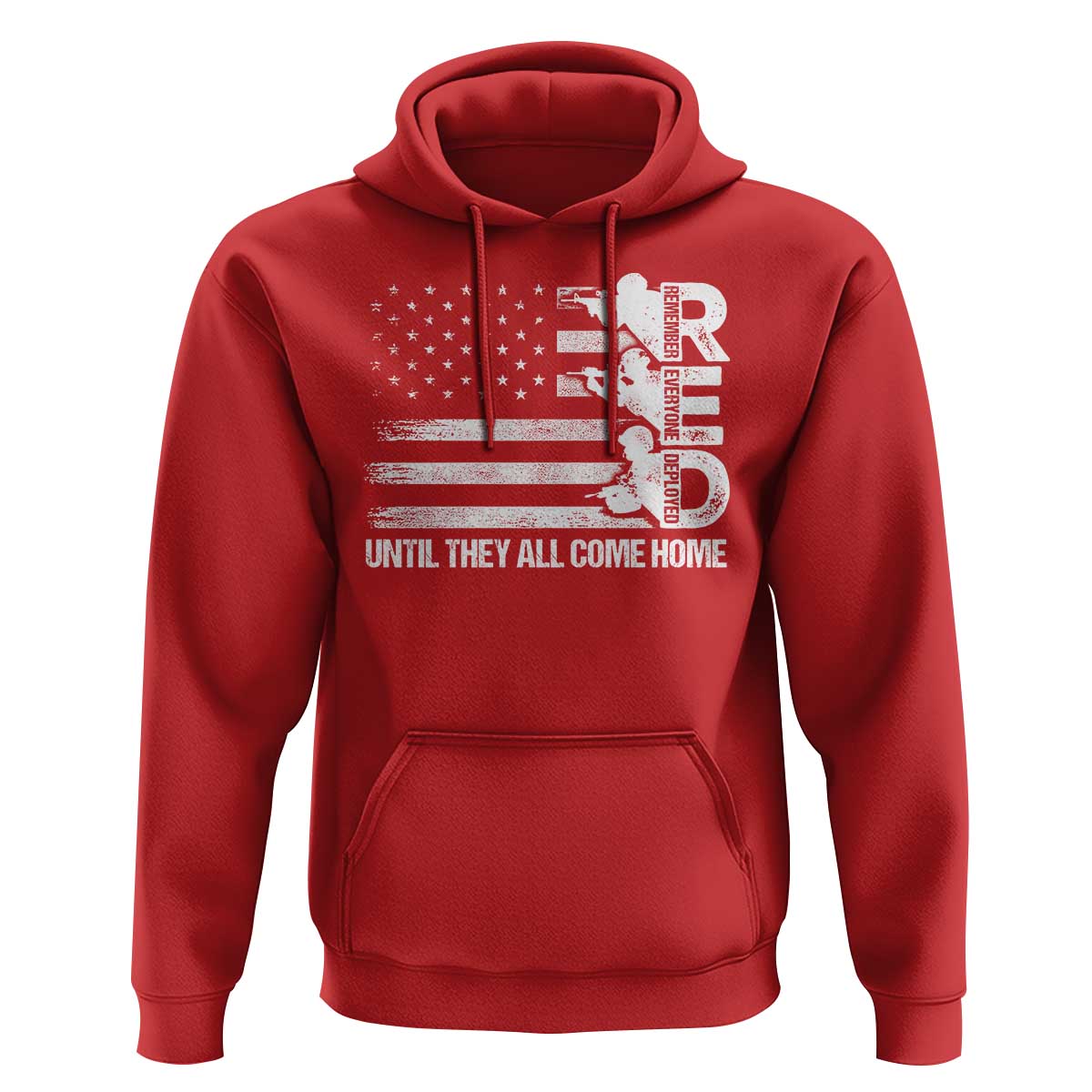 Red Friday Hoodie Until They Come Home Remember Everyone Deployed - Wonder Print Shop