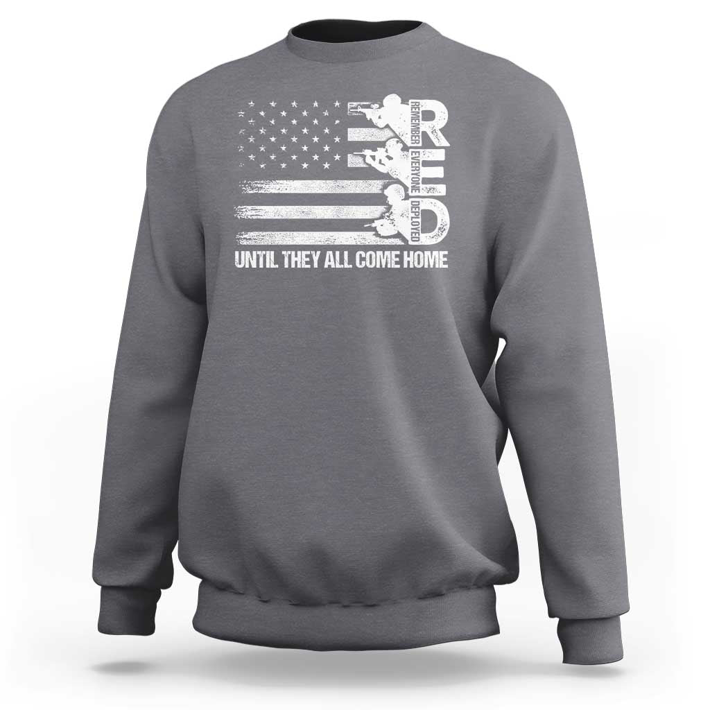 Red Friday Sweatshirt Until They Come Home Remember Everyone Deployed - Wonder Print Shop
