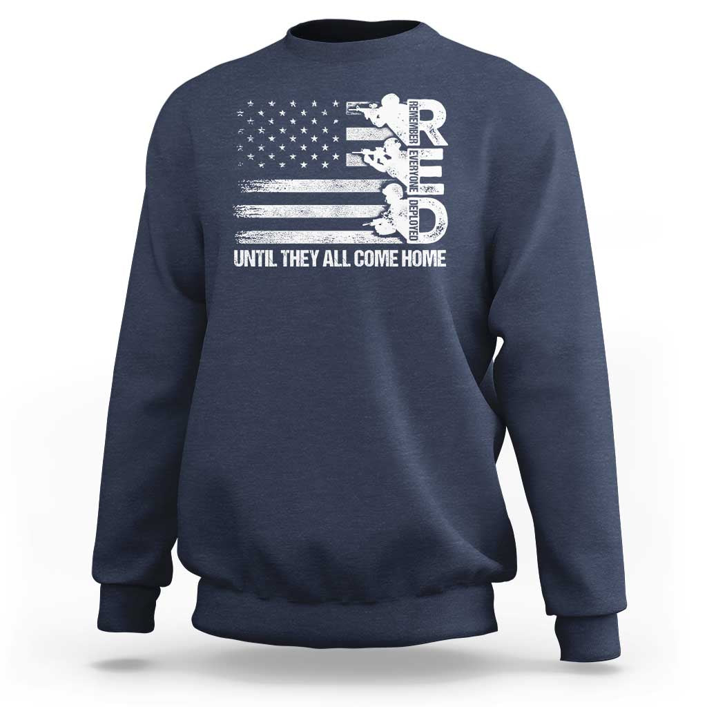 Red Friday Sweatshirt Until They Come Home Remember Everyone Deployed - Wonder Print Shop
