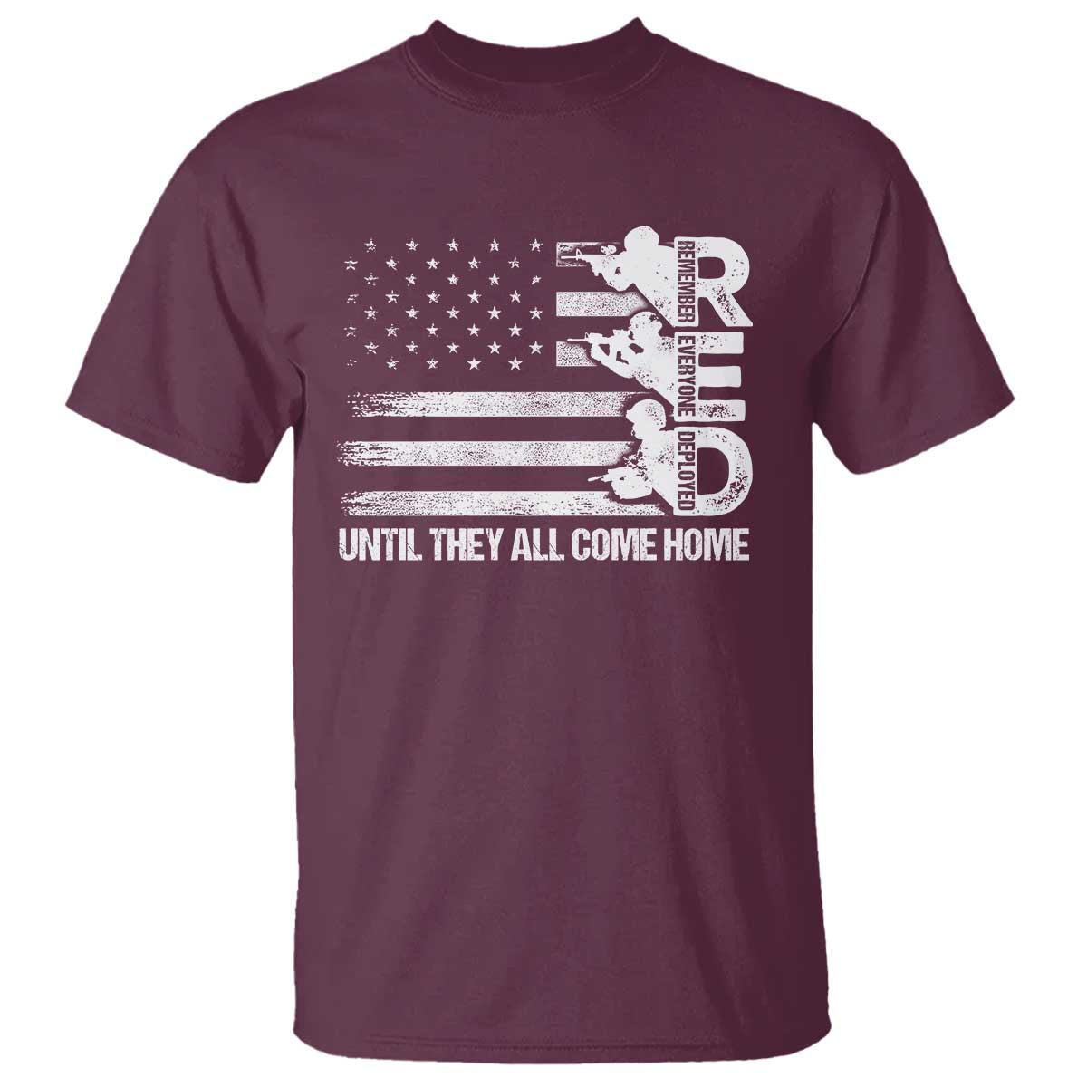 Red Friday T Shirt Until They Come Home Remember Everyone Deployed - Wonder Print Shop
