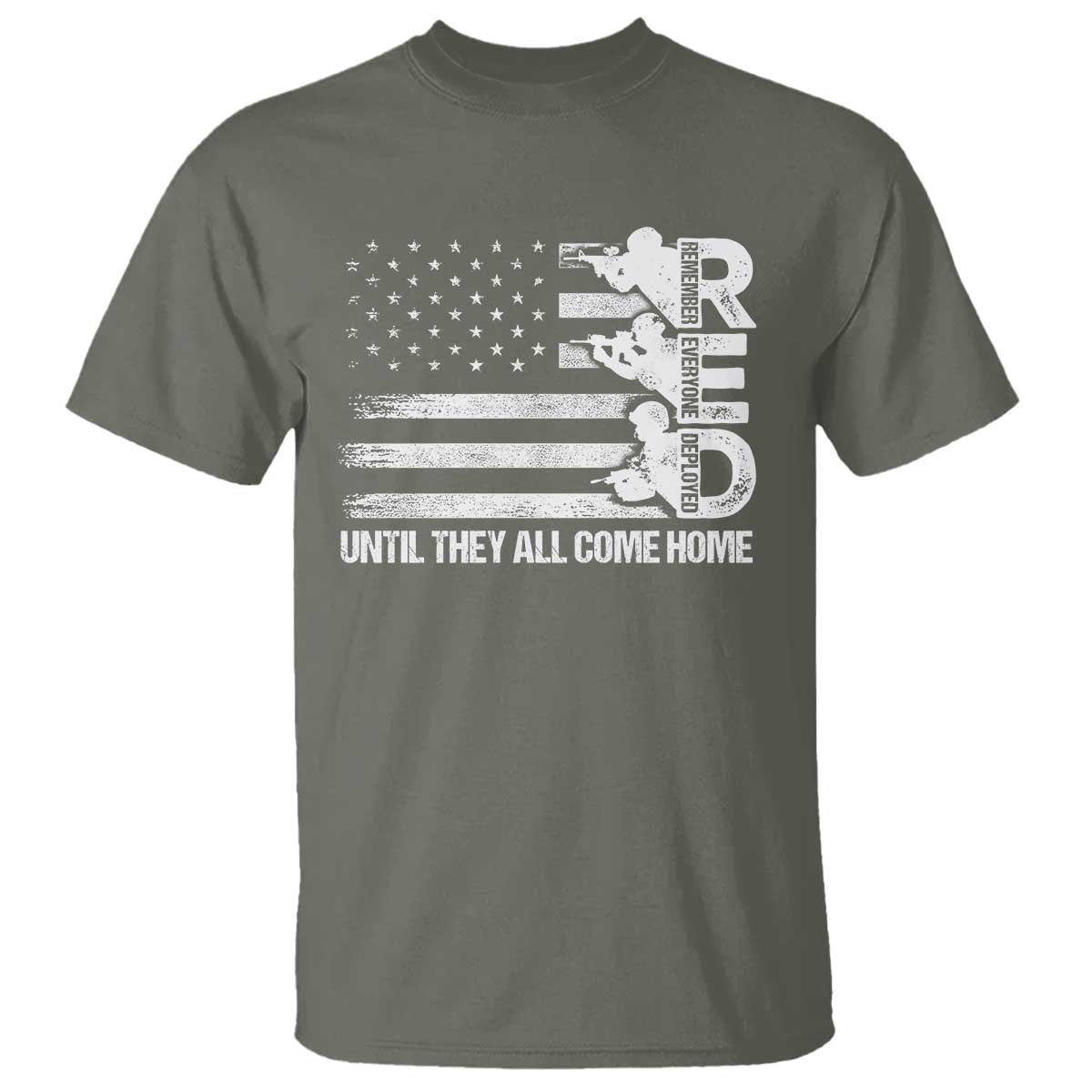 Red Friday T Shirt Until They Come Home Remember Everyone Deployed - Wonder Print Shop