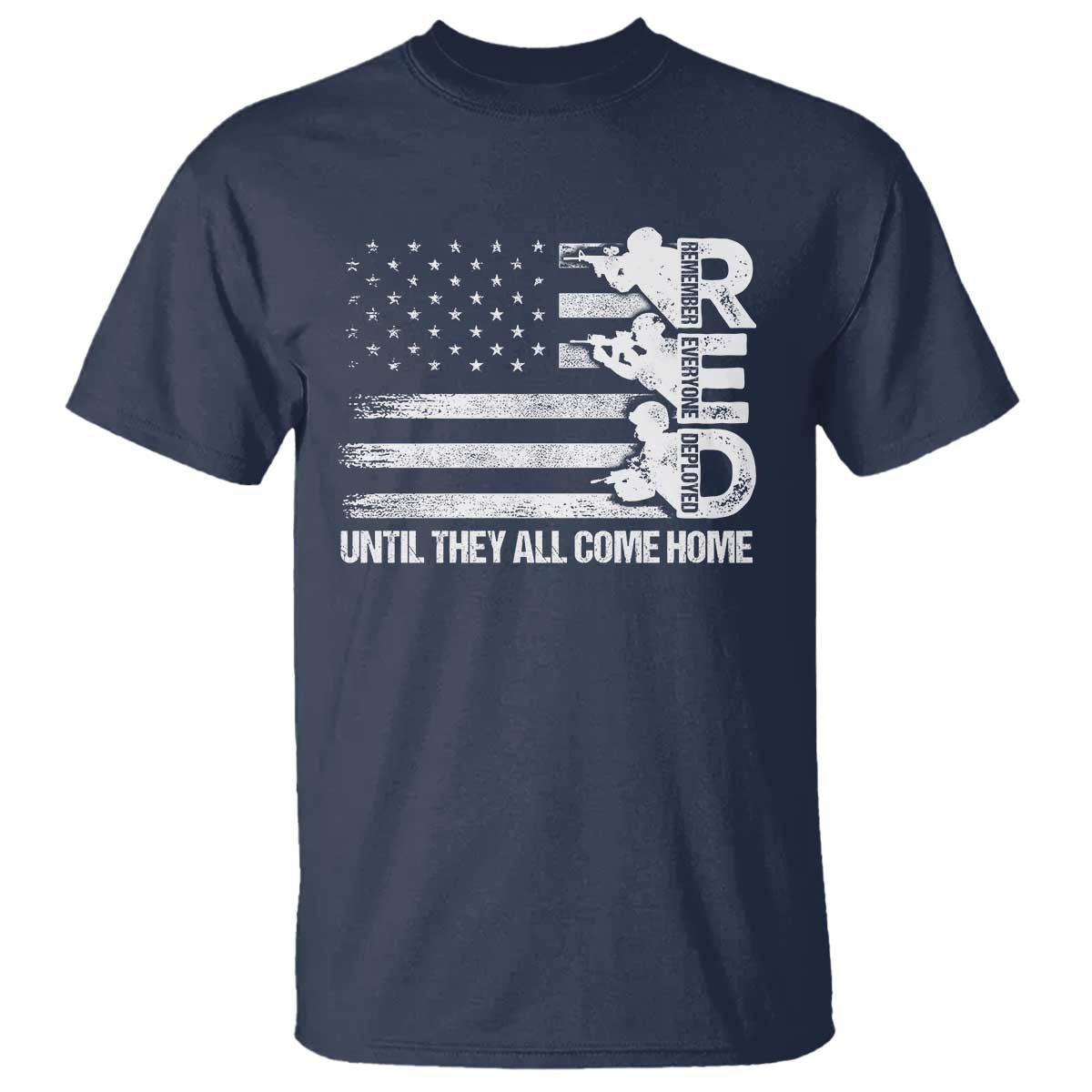 Red Friday T Shirt Until They Come Home Remember Everyone Deployed - Wonder Print Shop