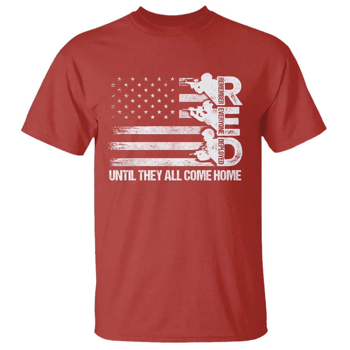 Red Friday T Shirt Until They Come Home Remember Everyone Deployed - Wonder Print Shop