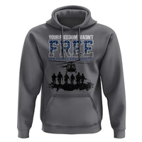 Red Friday Hoodie Your Freedom Wasn't Free Remember Everyone Deployed - Wonder Print Shop