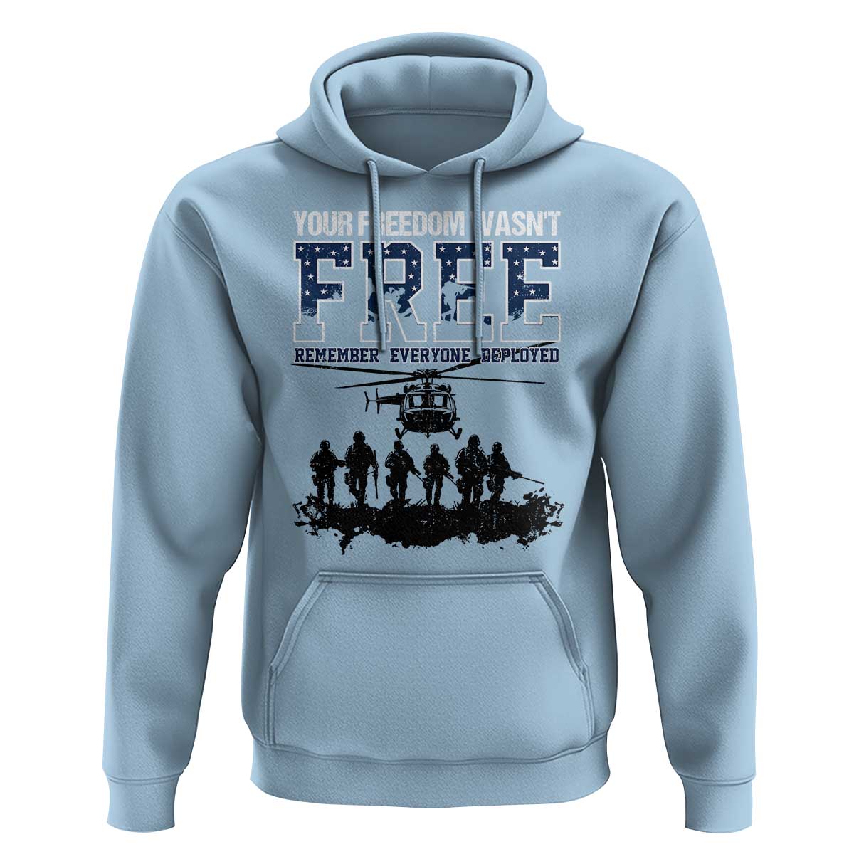 Red Friday Hoodie Your Freedom Wasn't Free Remember Everyone Deployed - Wonder Print Shop