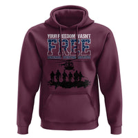 Red Friday Hoodie Your Freedom Wasn't Free Remember Everyone Deployed - Wonder Print Shop