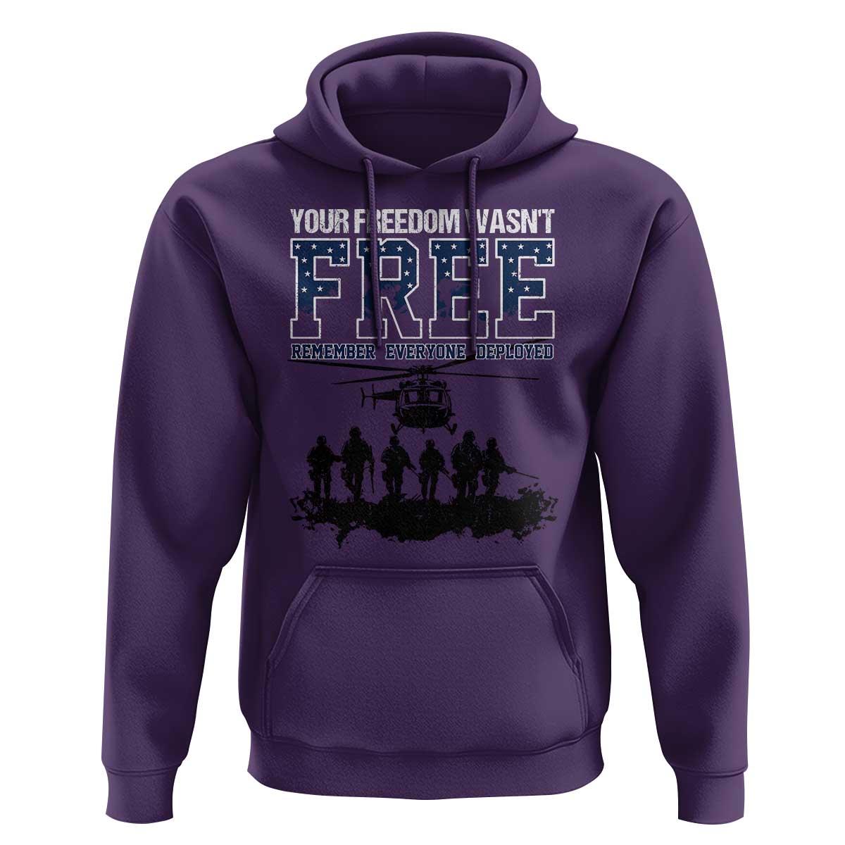 Red Friday Hoodie Your Freedom Wasn't Free Remember Everyone Deployed - Wonder Print Shop