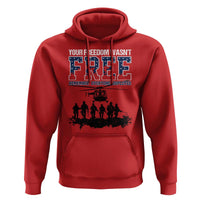 Red Friday Hoodie Your Freedom Wasn't Free Remember Everyone Deployed - Wonder Print Shop
