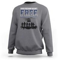 Red Friday Sweatshirt Your Freedom Wasn't Free Remember Everyone Deployed - Wonder Print Shop