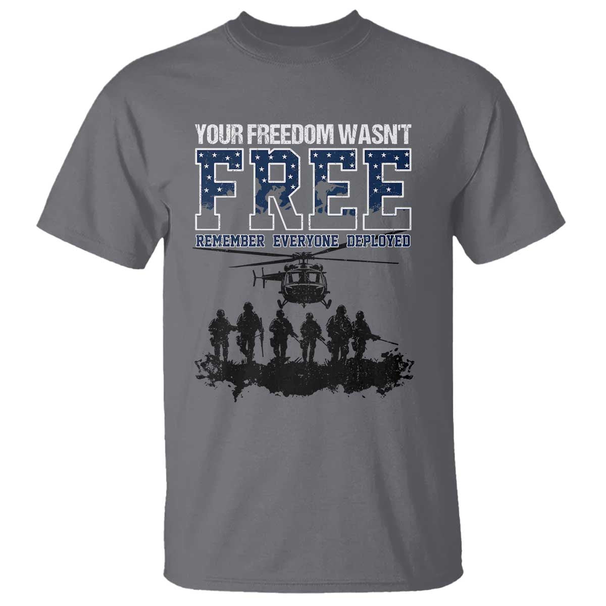 Red Friday T Shirt Your Freedom Wasn't Free Remember Everyone Deployed - Wonder Print Shop