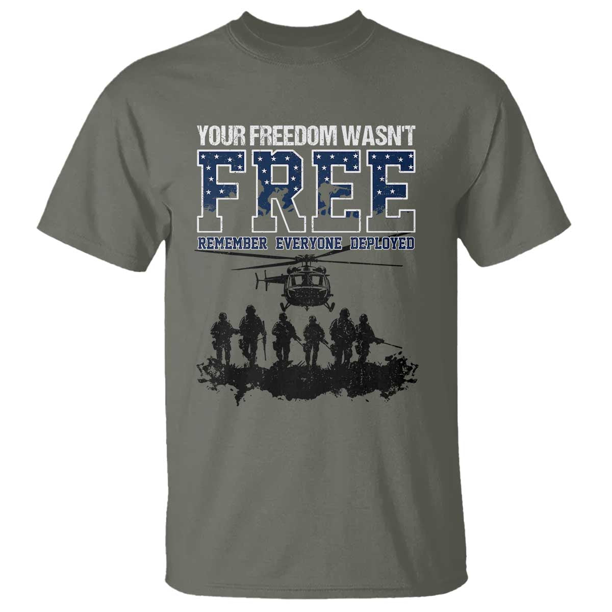 Red Friday T Shirt Your Freedom Wasn't Free Remember Everyone Deployed - Wonder Print Shop